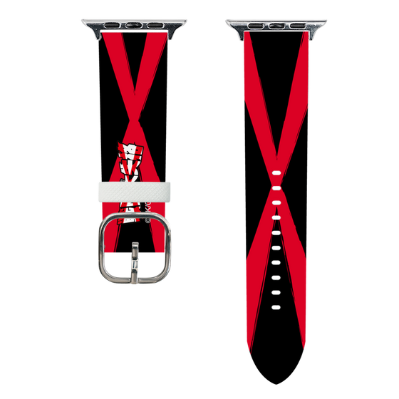 スマートウォッチレザーバンド［ 戦隊大失格 - ロゴ - ブラック ］