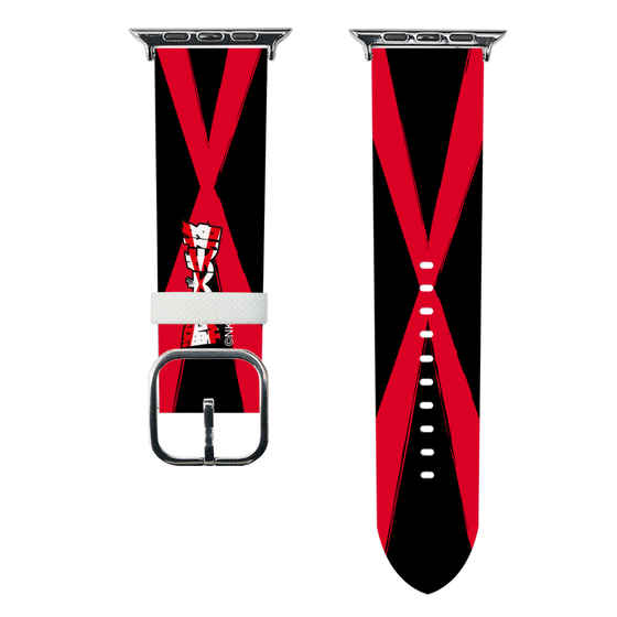 スマートウォッチレザーバンド［ 戦隊大失格 - ロゴ - ブラック ］