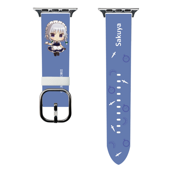 スマートウォッチレザーバンド［ 東方プロジェクト - SDキャラ - 十六夜咲夜 ］