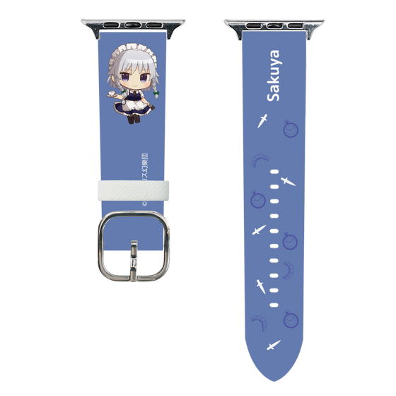 スマートウォッチレザーバンド［ 東方プロジェクト - SDキャラ - 十六夜咲夜 ］
