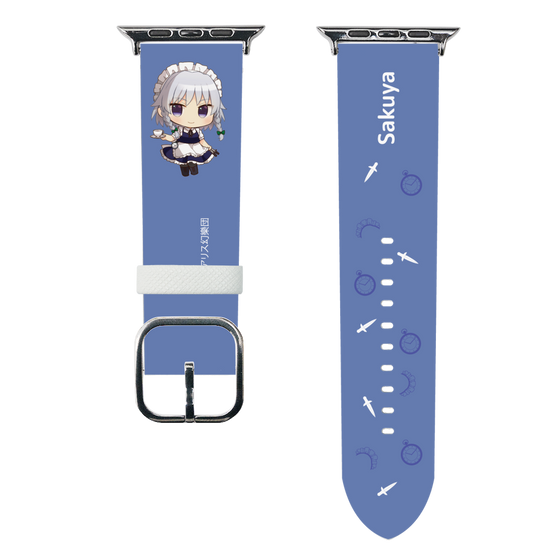 スマートウォッチレザーバンド［ 東方プロジェクト - SDキャラ - 十六夜咲夜 ］