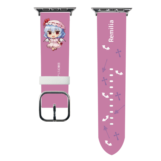 スマートウォッチレザーバンド［ 東方プロジェクト - SDキャラ - レミリア・スカーレット ］