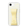 スリムプロテクションケース LANVIN en Bleu - STAND & RING RIBBON Cream Yellow［ LANVIN en Bleu - Monogram - Yellow ］