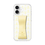 スリムプロテクションケース LANVIN en Bleu - STAND & RING RIBBON Cream Yellow［ LANVIN en Bleu - Monogram - Yellow ］