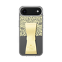 スリムプロテクションケース LANVIN en Bleu - STAND & RING RIBBON Cream Yellow［ LANVIN en Bleu - Lace - Yellow ］