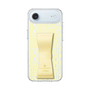 スリムプロテクションケース LANVIN en Bleu - STAND & RING RIBBON Cream Yellow［ LANVIN en Bleu - Logo Pattern - Yellow ］