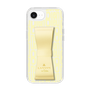 スリムプロテクションケース LANVIN en Bleu - STAND & RING RIBBON Cream Yellow［ LANVIN en Bleu - Logo Pattern - Yellow ］