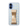スリムプロテクションケース LANVIN en Bleu - STAND & RING RIBBON Gold［ LANVIN en Bleu - Monogram - Yellow ］