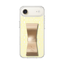 スリムプロテクションケース LANVIN en Bleu - STAND & RING RIBBON Gold［ LANVIN en Bleu - Logo Pattern - Yellow ］