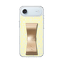 スリムプロテクションケース LANVIN en Bleu - STAND & RING RIBBON Gold［ LANVIN en Bleu - Logo Pattern - Yellow ］