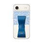 スリムプロテクションケース LANVIN en Bleu - STAND & RING RIBBON Navy［ LANVIN en Bleu - Lace - Blue ］