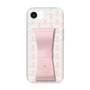 スリムプロテクションケース LANVIN en Bleu - STAND & RING RIBBON Sakura Pink［ LANVIN en Bleu - Monogram - Pink ］