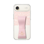 スリムプロテクションケース LANVIN en Bleu - STAND & RING RIBBON Sakura Pink［ LANVIN en Bleu - Lace - Pink ］