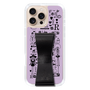 スリムプロテクションケース - STAND & RING RIBBON Black［ 内藤ルネ - RUNE Girl Retro & Modern - Purple ］