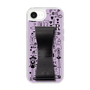スリムプロテクションケース - STAND & RING RIBBON Black［ 内藤ルネ - RUNE Girl Retro & Modern - Purple ］