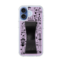 スリムプロテクションケース - STAND & RING RIBBON Black［ 内藤ルネ - RUNE Girl Retro & Modern - Purple ］