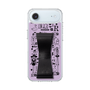 スリムプロテクションケース - STAND & RING RIBBON Black［ 内藤ルネ - RUNE Girl Retro & Modern - Purple ］