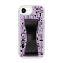 スリムプロテクションケース - STAND & RING RIBBON Black［ 内藤ルネ - RUNE Girl Retro & Modern - Purple ］