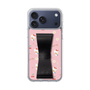 スリムプロテクションケース - STAND & RING RIBBON Black［ ハローキティ - リボン - ガーリーフラワー ］