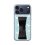 スリムプロテクションケース - STAND & RING RIBBON Black［ シナモロール - リボン - ガーリーフラワー ］