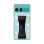 スリムプロテクションケース - STAND & RING RIBBON Black［ シナモロール - リボン - ガーリーフラワー ］