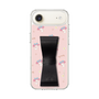 スリムプロテクションケース - STAND & RING RIBBON Black［ マイメロディ - リボン - ガーリーフラワー ］