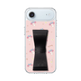 スリムプロテクションケース - STAND & RING RIBBON Black［ マイメロディ - リボン - ガーリーフラワー ］