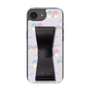 スリムプロテクションケース - STAND & RING RIBBON Black［ リトルツインスターズ - リボン - ガーリーフラワー ］
