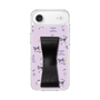 スリムプロテクションケース - STAND & RING RIBBON Black［ クロミ - リボン - スタイリッシュ ］
