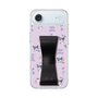 スリムプロテクションケース - STAND & RING RIBBON Black［ クロミ - リボン - スタイリッシュ ］