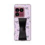 スリムプロテクションケース - STAND & RING RIBBON Black［ クロミ - リボン - スタイリッシュ ］