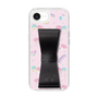 スリムプロテクションケース - STAND & RING RIBBON Black［ リトルツインスターズ - リボン - お出かけ ］
