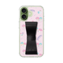 スリムプロテクションケース - STAND & RING RIBBON Black［ リトルツインスターズ - リボン - お出かけ ］
