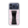 スリムプロテクションケース - STAND & RING RIBBON Black［ リトルツインスターズ - リボン - お出かけ ］