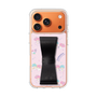 スリムプロテクションケース - STAND & RING RIBBON Black［ リトルツインスターズ - リボン - お出かけ ］