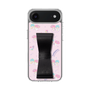 スリムプロテクションケース - STAND & RING RIBBON Black［ リトルツインスターズ - リボン - お出かけ ］