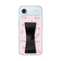 スリムプロテクションケース - STAND & RING RIBBON Black［ リトルツインスターズ - リボン - お出かけ ］