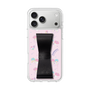 スリムプロテクションケース - STAND & RING RIBBON Black［ リトルツインスターズ - リボン - お出かけ ］