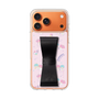 スリムプロテクションケース - STAND & RING RIBBON Black［ リトルツインスターズ - リボン - お出かけ ］