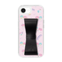 スリムプロテクションケース - STAND & RING RIBBON Black［ リトルツインスターズ - リボン - お出かけ ］