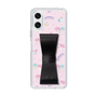 スリムプロテクションケース - STAND & RING RIBBON Black［ リトルツインスターズ - リボン - お出かけ ］