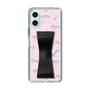 スリムプロテクションケース - STAND & RING RIBBON Black［ リトルツインスターズ - リボン - お出かけ ］