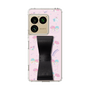 スリムプロテクションケース - STAND & RING RIBBON Black［ リトルツインスターズ - リボン - お出かけ ］