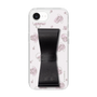 スリムプロテクションケース - STAND & RING RIBBON Black［ マイメロディ - リボン - ライン ］
