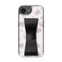 スリムプロテクションケース - STAND & RING RIBBON Black［ マイメロディ - リボン - ライン ］