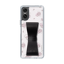 スリムプロテクションケース - STAND & RING RIBBON Black［ マイメロディ - リボン - ライン ］