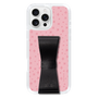 スリムプロテクションケース - STAND & RING RIBBON Black［ ひみつのアッコちゃん - 結晶 ］