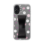 スリムプロテクションケース - STAND & RING RIBBON Black［ シナぷしゅ - みずたま ］