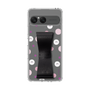 スリムプロテクションケース - STAND & RING RIBBON Black［ シナぷしゅ - みずたま ］