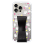 スリムプロテクションケース - STAND & RING RIBBON Black［ シナぷしゅ - もよう ］
